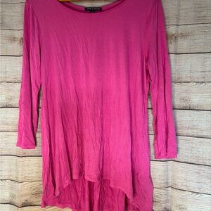 Cable and Gauge Pink Women's Top